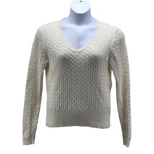 Cable Knit Sweater XL‎ Fisherman Preppy Ivy League Academia Old Money Warm Cozy